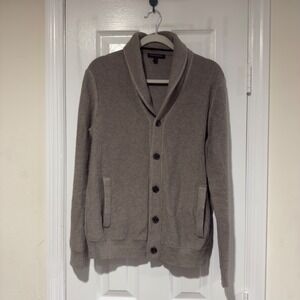 Banana Republic Men's Brown Shawl Collar Cardigan – Large